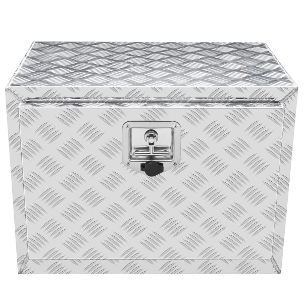 Skrzynia aluminiowa 61x36x41cm wodoodporna - box narzędziowy z zamkiem 1023409