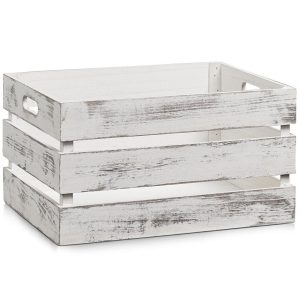 Skrzynia do przechowywania WHITE,39 x 29 x 21cm, ZELLER 151097 Skrzynia do przechowywania WHITE,39 x 29 x 21cm, ZELLER 151097
