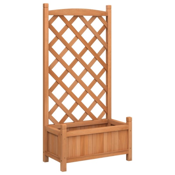 Skrzynia na rośliny Brąz 55 x 29.5 x 110 cm Drewno vidaXL 564648