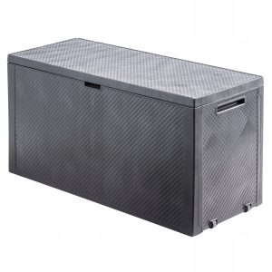 Skrzynia Ogrodowa Balkonowa Do Ogrodu Grafit 280 L 738302 Skrzynia Ogrodowa Balkonowa Do Ogrodu Grafit 280 L 738302