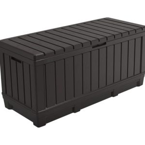 Skrzynia ogrodowa, schowek Kentwood 350 L – Brąz 359363