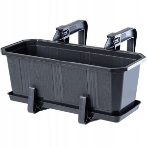 Skrzynka Balkonowa Doniczka Uchwyty Podstawka 40cm 108410 Skrzynka Balkonowa Doniczka Uchwyty Podstawka 40cm 108410