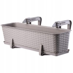 Skrzynka Balkonowa Doniczka Uchwyty Podstawka 60cm 108382 Skrzynka Balkonowa Doniczka Uchwyty Podstawka 60cm 108382