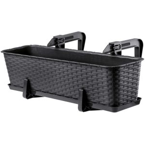 Skrzynka Balkonowa Doniczka Uchwyty Podstawka 60cm 108402 Skrzynka Balkonowa Doniczka Uchwyty Podstawka 60cm 108402