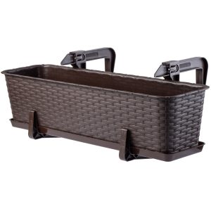 Skrzynka Balkonowa Doniczka Uchwyty Podstawka 60cm 108458 Skrzynka Balkonowa Doniczka Uchwyty Podstawka 60cm 108458