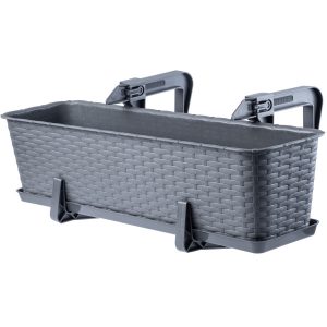Skrzynka Balkonowa Doniczka Uchwyty Podstawka 60cm 108362 Skrzynka Balkonowa Doniczka Uchwyty Podstawka 60cm 108362