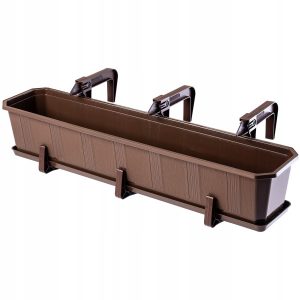 Skrzynka Balkonowa Doniczka Uchwyty Podstawka 80cm 108367 Skrzynka Balkonowa Doniczka Uchwyty Podstawka 80cm 108367