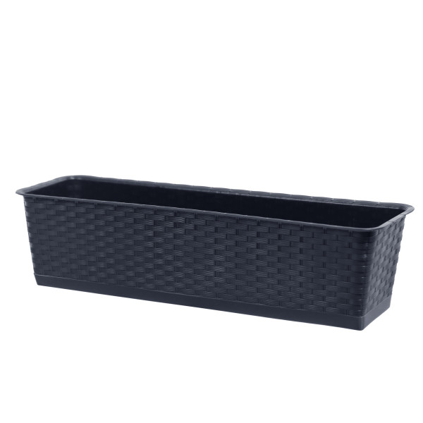 Skrzynka balkonowa Ratolla Case P 60 cm antracyt PROSPERPLAST 682285