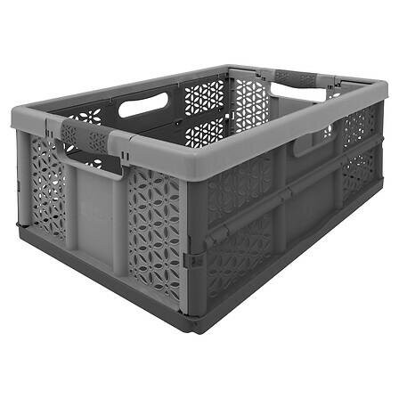 SKRZYNKA Fold`n`Box 32L SKŁADANA z polipropylenu szara 414758