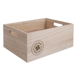 Skrzynka koszyk do przechowywania drewniana 26x16x11 cm 177711 Skrzynka koszyk do przechowywania drewniana 26x16x11 cm 177711