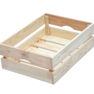 Skrzynka listwowa sosnowa 40x30x14 cm 1072264 Skrzynka listwowa sosnowa 40x30x14 cm 1072264