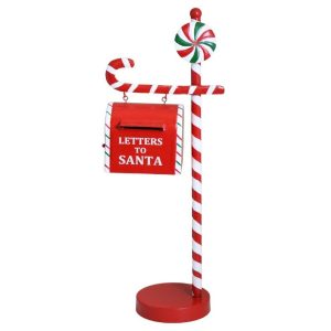Skrzynka na listy metalowa Letters to Santa 51 cm 327742