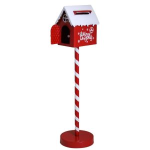 Skrzynka na listy metalowa świąteczna 51 cm 327741