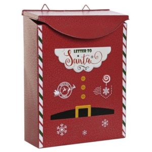 Skrzynka na listy świąteczna wisząca Santa 142976 Skrzynka na listy świąteczna wisząca Santa 142976
