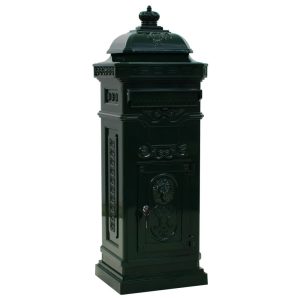 Skrzynka na listy Zielony Aluminium vidaXL 411847 Skrzynka na listy Zielony Aluminium vidaXL 411847