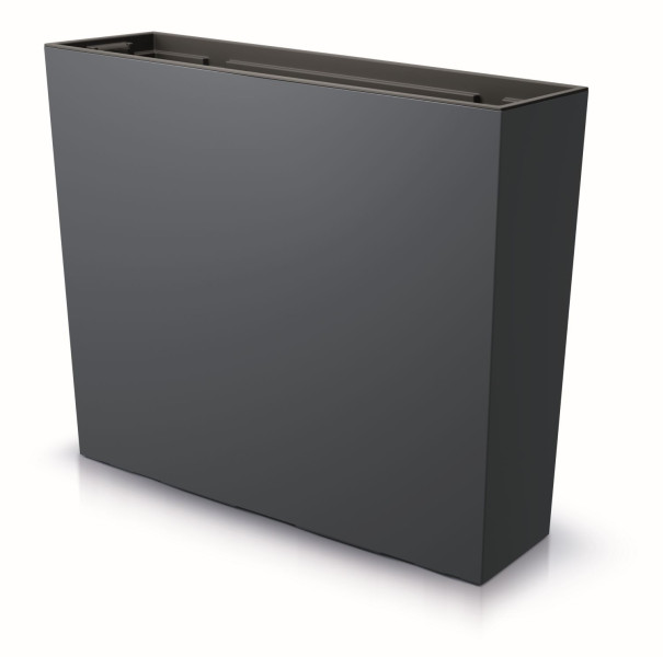 Skrzynka ogrodowa 58 x 18 x 49,8 cm Urbi Case T antracyt PROSPERPLAST 682551