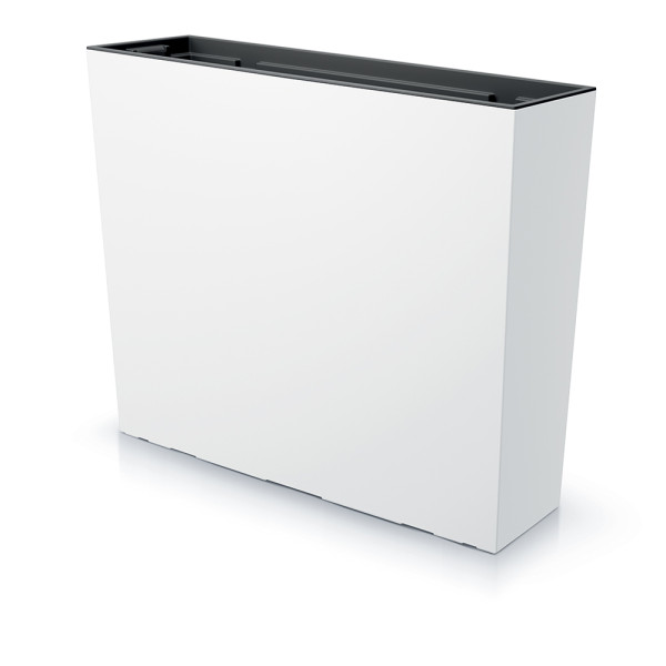 Skrzynka ogrodowa 58 x 18 x 49,8 cm Urbi Case T biała PROSPERPLAST 682547