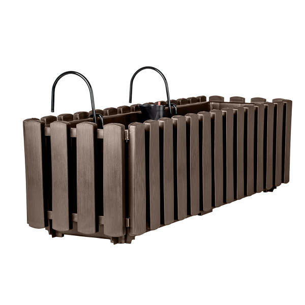 Skrzynka ogrodowa Prosperplast Fencycase W brąz 988704