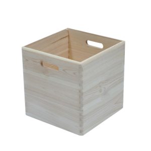 Skrzynka otwarta sosnowa 30x30x30 cm 1072266 Skrzynka otwarta sosnowa 30x30x30 cm 1072266