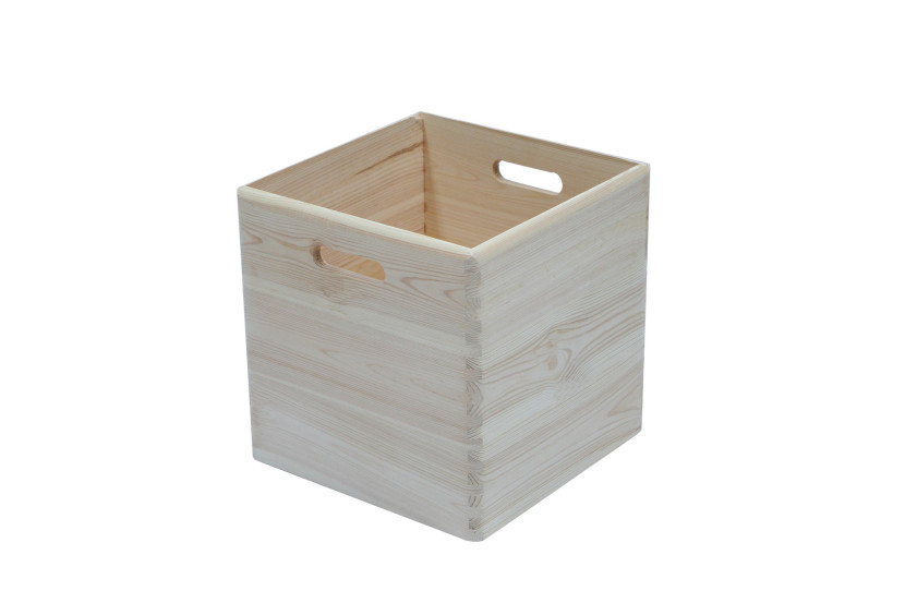 Skrzynka otwarta sosnowa 30x30x30 cm 1072266