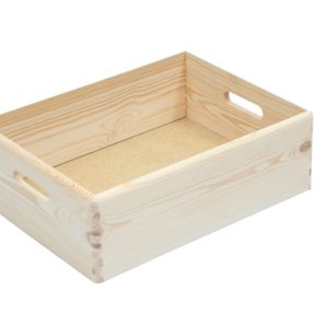 Skrzynka otwarta sosnowa 40x30x14 cm 1072270 Skrzynka otwarta sosnowa 40x30x14 cm 1072270
