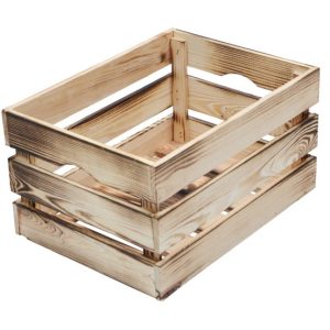 Skrzynka sosnowa opalana 40x30x24 cm 1072265 Skrzynka sosnowa opalana 40x30x24 cm 1072265