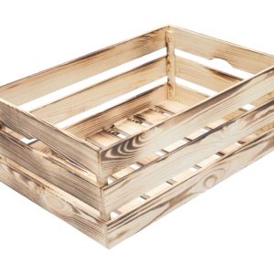 Skrzynka sosnowa opalana 58,5x39x24cm 1072279 Skrzynka sosnowa opalana 58,5x39x24cm 1072279