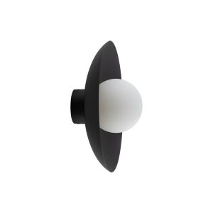 Slate black glass kinkiet 1xg9 480342 Slate black glass kinkiet 1xg9 480342