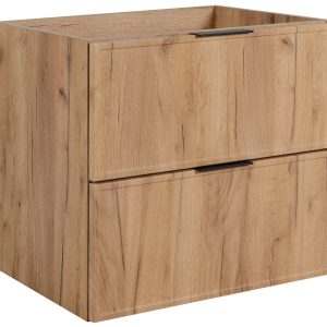 Slim Szafka łazienkowa 60 2S dąb craft złoty 650297