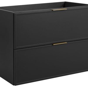 Slim Szafka łazienkowa 80 2S ciemny szary 650311