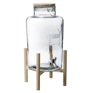 Słoik z kranikiem, na stojaku, 8 L, szklany 298336 Słoik z kranikiem, na stojaku, 8 L, szklany 298336