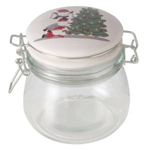 Słoik z porcelanową pokrywką MONTI, 450 ml 346519