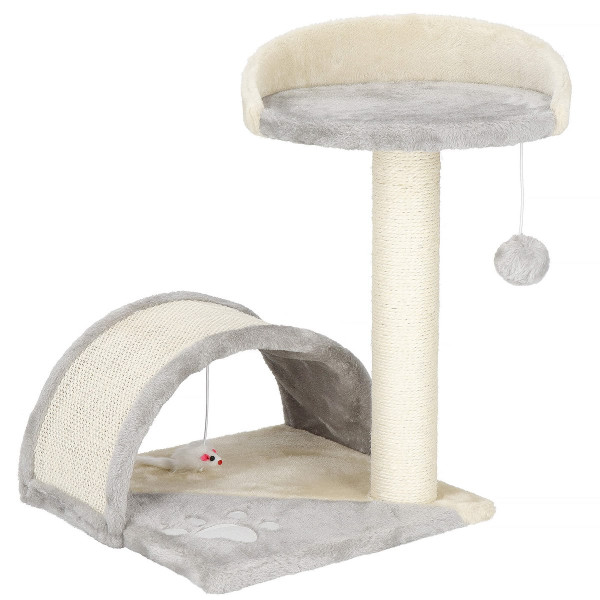 Słupek do drapania dla kota sizal drapak 2 poziomy 47 cm 736938