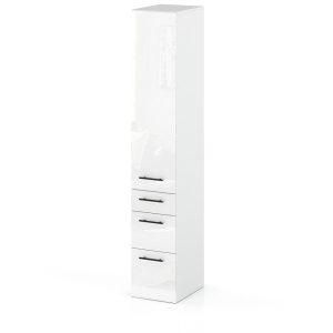 Słupek kuchenny 30cm 3 szuflady s30s3 spremium biały połysk 373882 Słupek kuchenny 30cm 3 szuflady s30s3 spremium biały połysk 373882