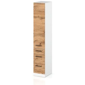Słupek kuchenny 30cm 3 szuflady s30s3 spremium dąb wotan 373859 Słupek kuchenny 30cm 3 szuflady s30s3 spremium dąb wotan 373859