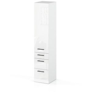 Słupek kuchenny 40cm 3 szuflady s40s3 spremium biały połysk 373862 Słupek kuchenny 40cm 3 szuflady s40s3 spremium biały połysk 373862