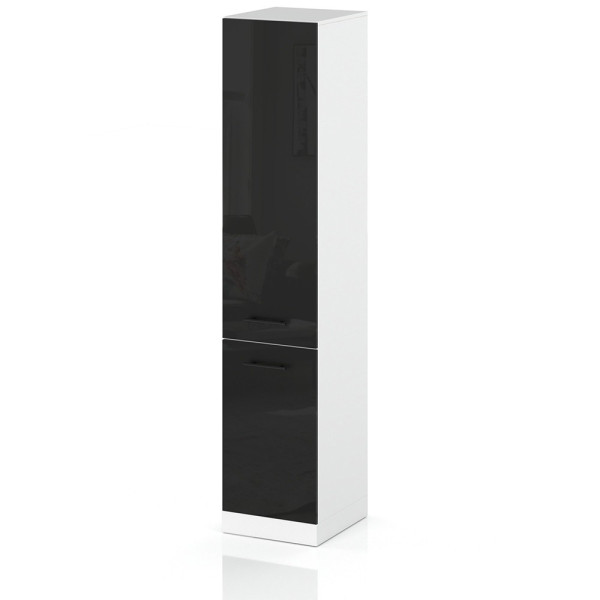 Słupek kuchenny 40cm szafka s40 spremium czarny połysk 374367