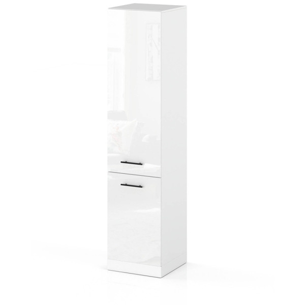 Słupek kuchenny 50cm szafka s50 spremium biały połysk 374368