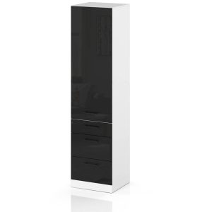 Słupek kuchenny 60cm 3 szuflady s60s3 spremium czarny połysk 374133 Słupek kuchenny 60cm 3 szuflady s60s3 spremium czarny połysk 374133