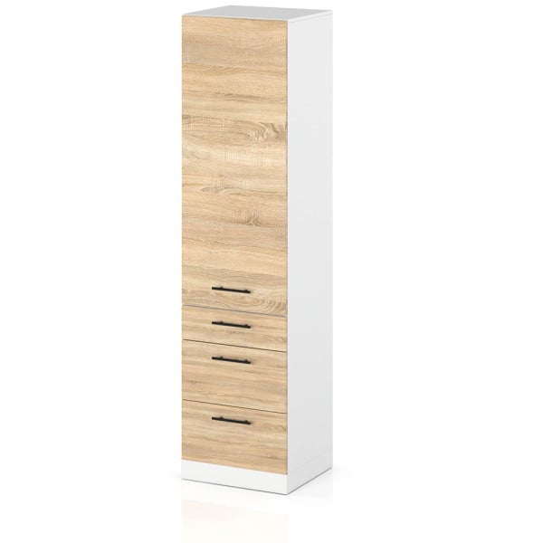 Słupek kuchenny 60cm 3 szuflady s60s3 spremium dąb sonoma 374148