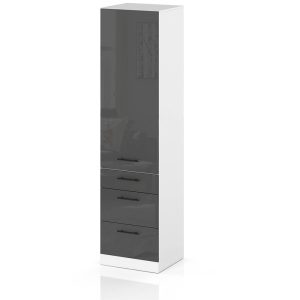 Słupek kuchenny 60cm 3 szuflady s60s3 spremium szary połysk 374147 Słupek kuchenny 60cm 3 szuflady s60s3 spremium szary połysk 374147