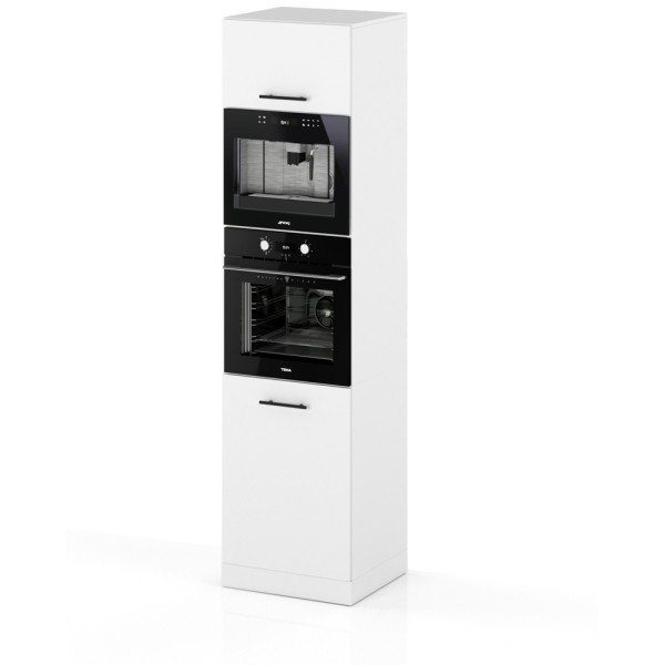Słupek kuchenny 60cm mikrofala s60m spremium biały mat 374183