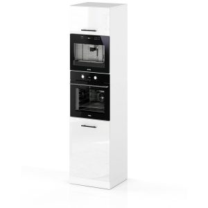 Słupek kuchenny 60cm mikrofala s60m spremium biały połysk 374171 Słupek kuchenny 60cm mikrofala s60m spremium biały połysk 374171