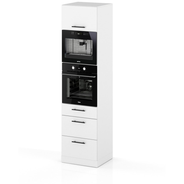Słupek kuchenny 60cm piekarnik s60ms3 spremium biały mat 373836