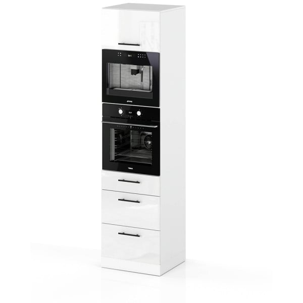 Słupek kuchenny 60cm piekarnik s60ms3 spremium biały połysk 373890