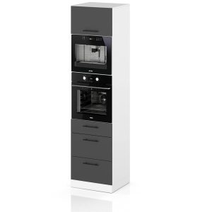 Słupek kuchenny 60cm piekarnik s60ms3 spremium szary mat 373860 Słupek kuchenny 60cm piekarnik s60ms3 spremium szary mat 373860