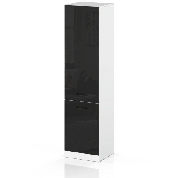 Słupek kuchenny 60cm szafka s60 spremium czarny połysk 374125
