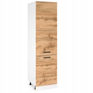 Słupek Kuchenny Gospodarczy 60cm Szafka Wysoka 3-Drzwiowa 3D Dąb Wotan 520534 Słupek Kuchenny Gospodarczy 60cm Szafka Wysoka 3-Drzwiowa 3D Dąb Wotan 520534