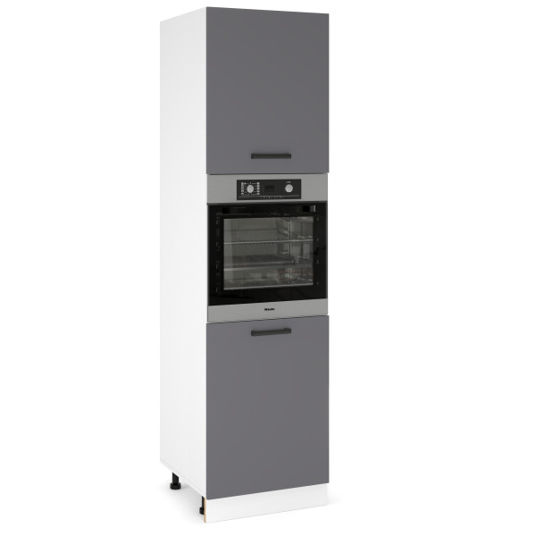 Słupek Kuchenny pod Piekarnik 60cm Szafka Wysoka 210cm Antracyt 520537