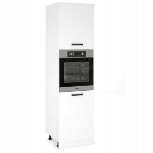 Słupek Kuchenny pod Piekarnik 60cm Szafka Wysoka 210cm Biały Mat 520539 Słupek Kuchenny pod Piekarnik 60cm Szafka Wysoka 210cm Biały Mat 520539